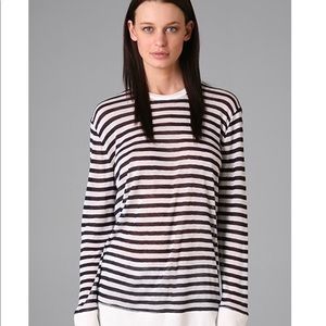 Alexander Wang Striped Baggy Sweater